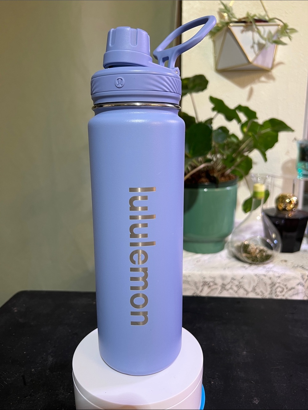 Lululemon Lavender Back to Life Water Bottle 24 oz.